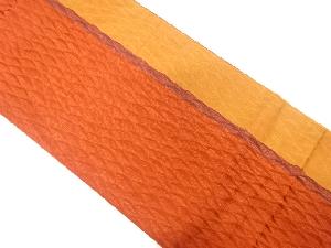 本場筑前博多変わり織縞模様織出し名古屋帯